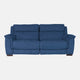 Monza - 2.5 Seat Recliner Sofa, Fabric BLJ-10 Blue