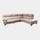 Miura - RHF Power Recliner Corner Sofa, Fabric BLJ-20 Bisque