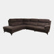 Miura - LHF Power Recliner Corner Sofa, Fabric BLJ-21 Walnut