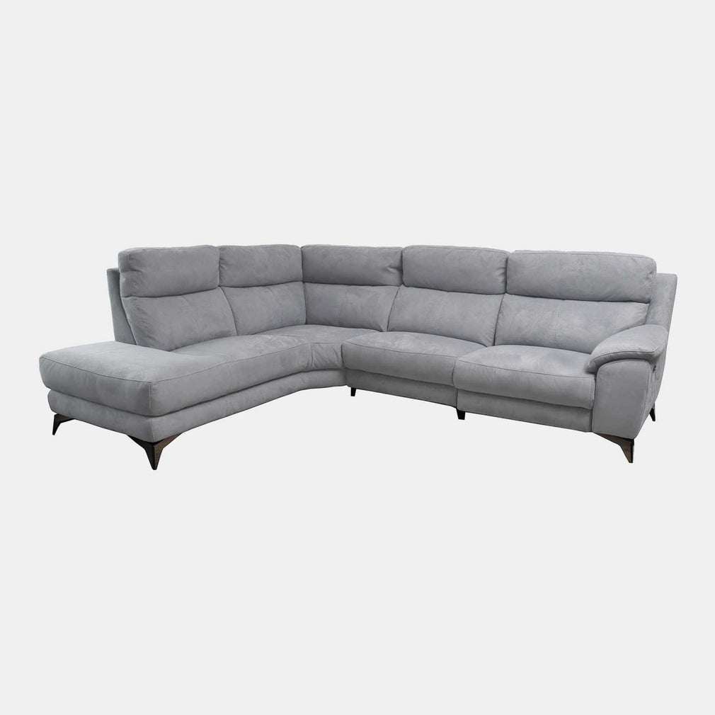 Miura - LHF Power Recliner Corner Sofa, Fabric BLJ-22 Dove Grey