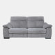 Caruso - 2.5 Seat Compact Power Recliner Sofa, Fabric BLJ-22 Dove Grey