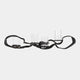 Links - Triple Hurricane Candle Holder, Black