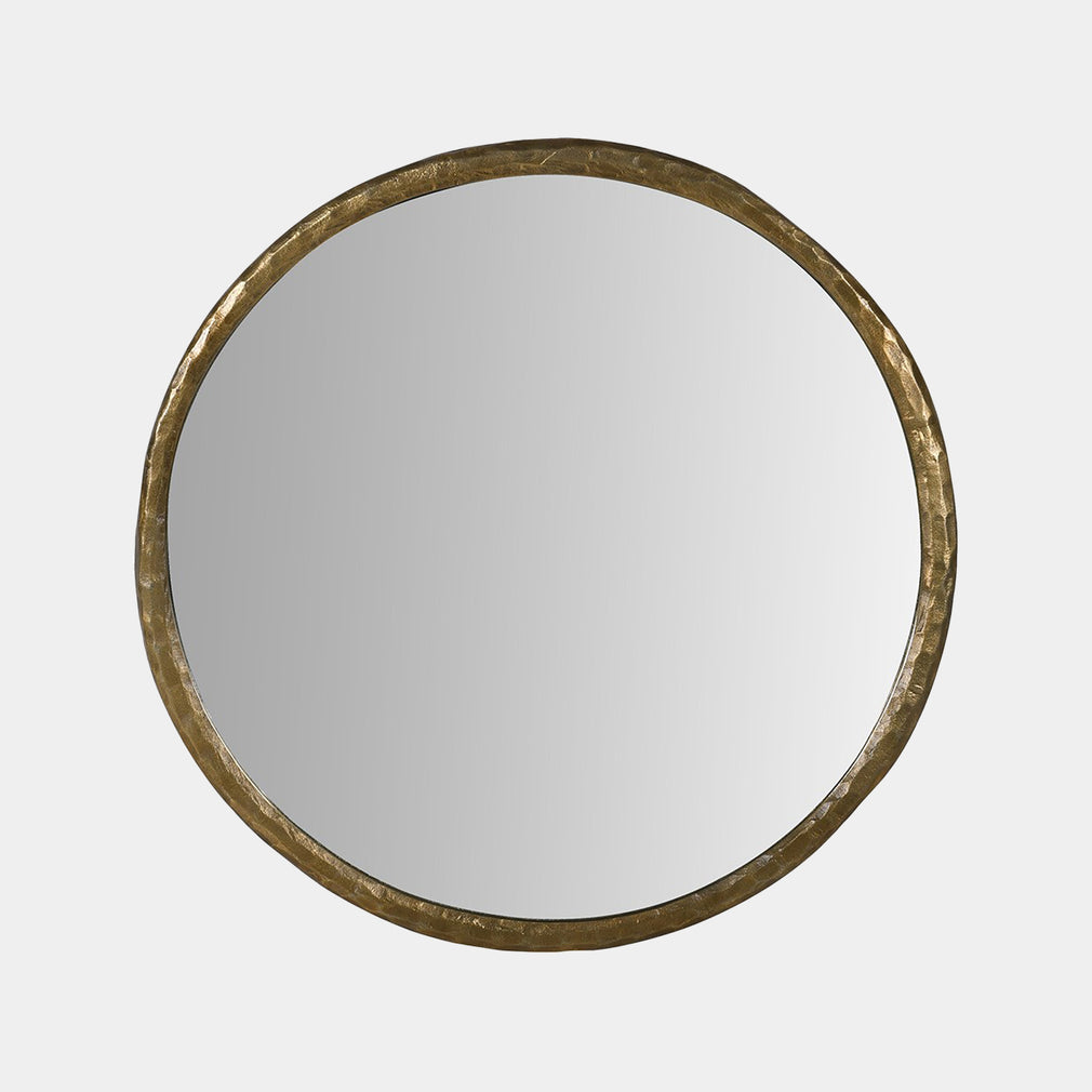 Solstice - Brass Wall Mirror