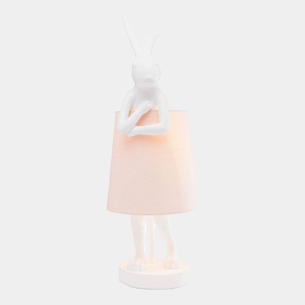 Shy Bunny - White Table Lamp