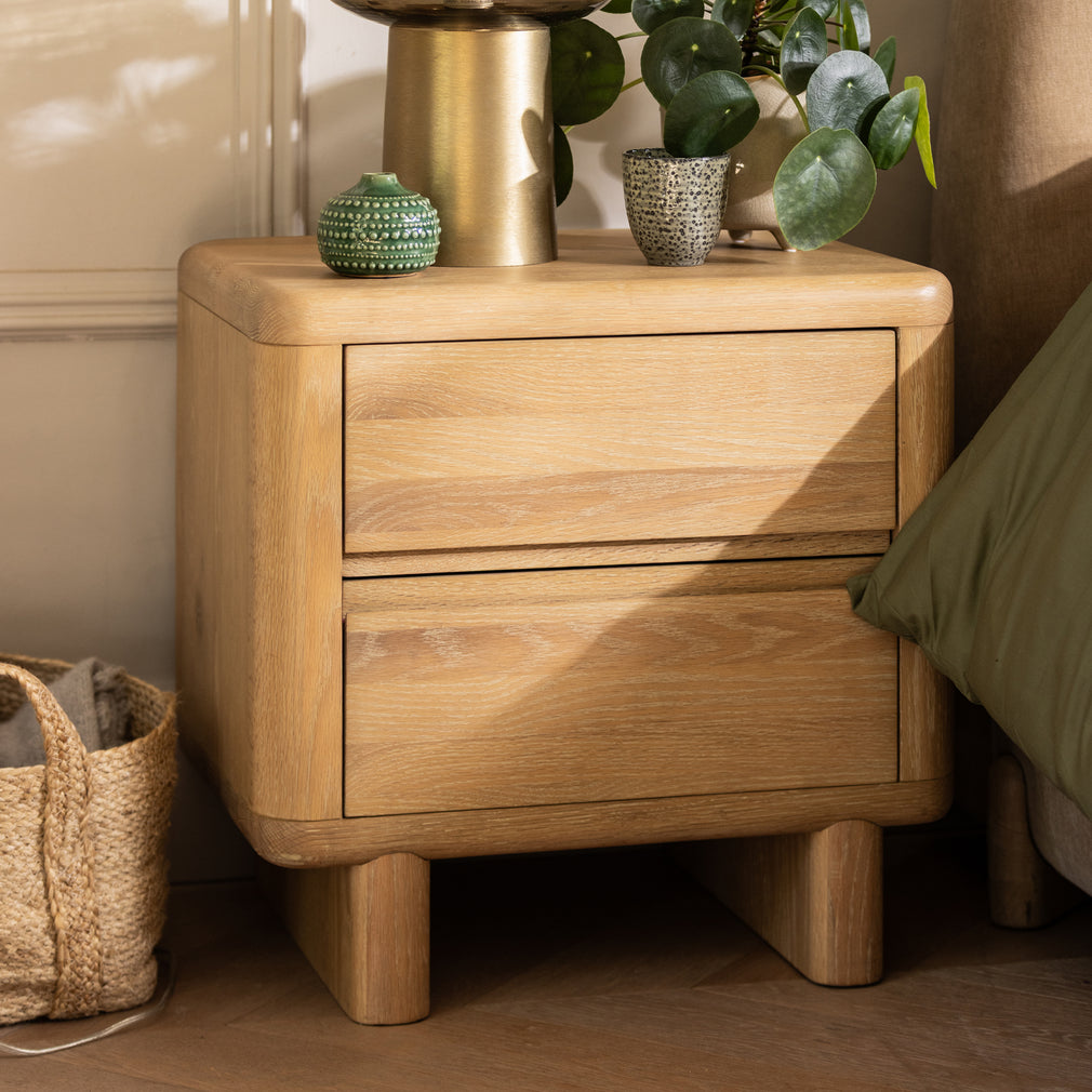 Robyn - 2 Drawer Bedside Table