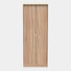 Jewel - 2 Door Wardrobe Bardalino Oak Fronts & Bardalino Oak Fronts