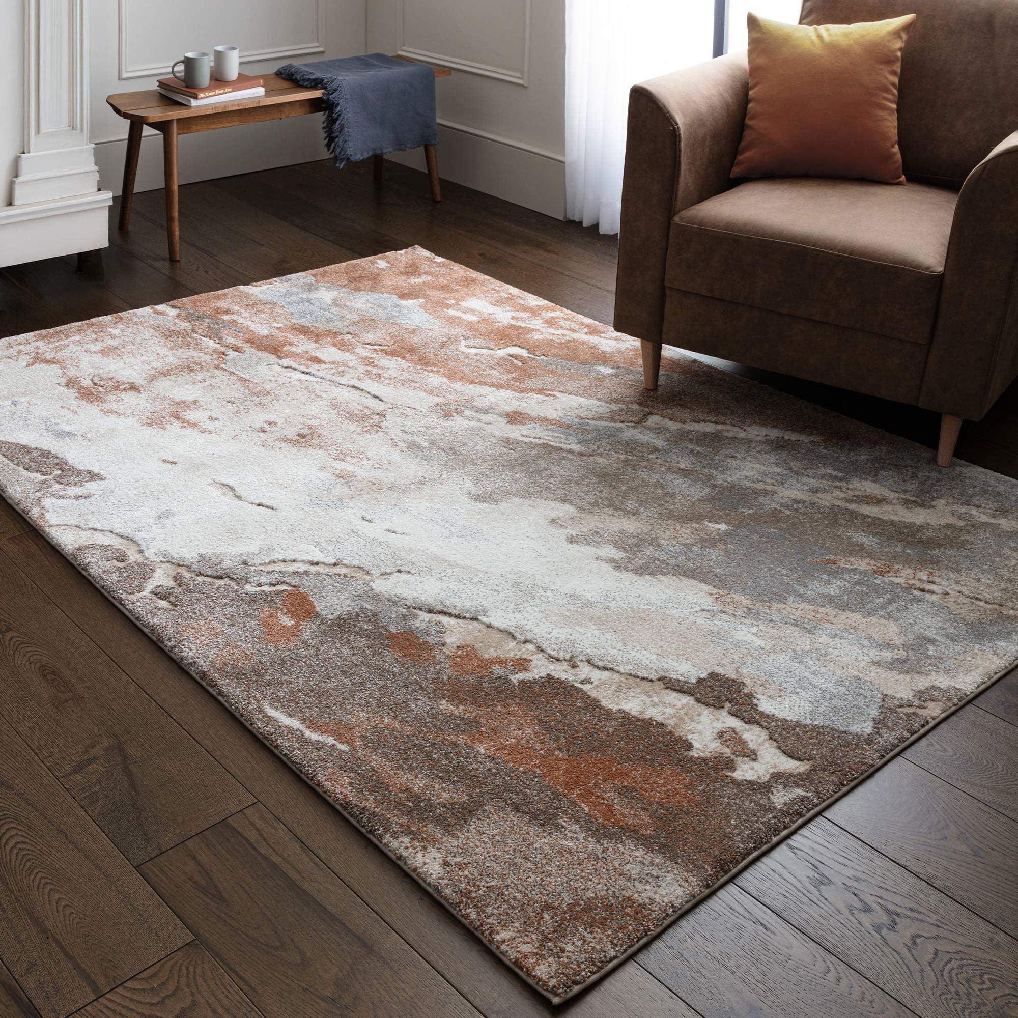 Mirage Terracotta - Patterned Rug