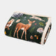 Wildlife Green - Large Throw 140x180cm