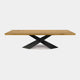 Cattelan Italia Tyron Wood - Dining Table 200cm Barrel Top With Angled Edges