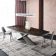 Cattelan Italia Tyron Wood - Dining Table 200cm Barrel Top With Angled Edges