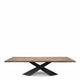 Cattelan Italia Tyron Wood - Dining Table 200cm Barrel Top With Angled Edges