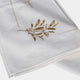 Decorative Gold Embroidered Napkins - Set of 8 Christmas Napkins