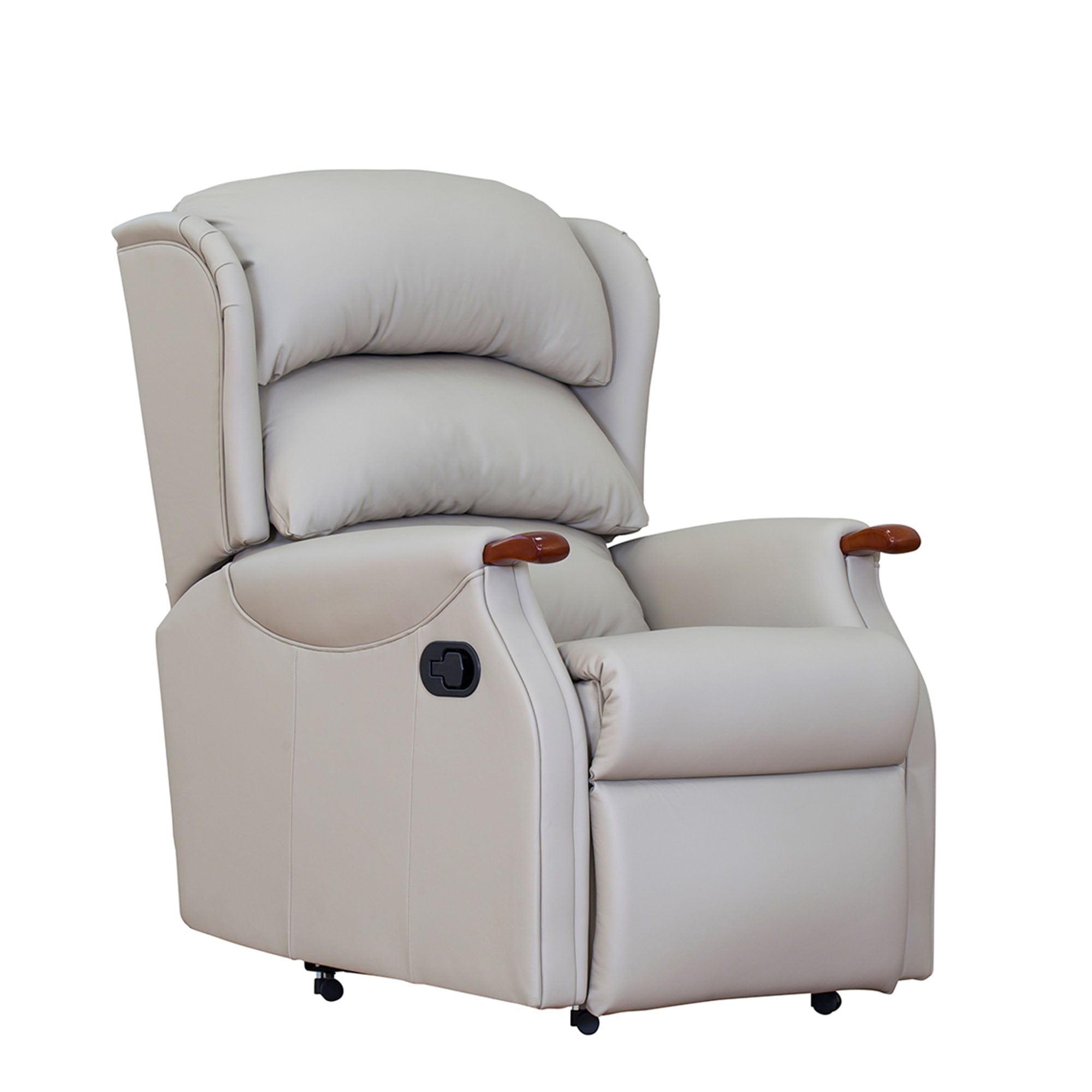 New Woodstock - Petite Manual Recliner In Leather