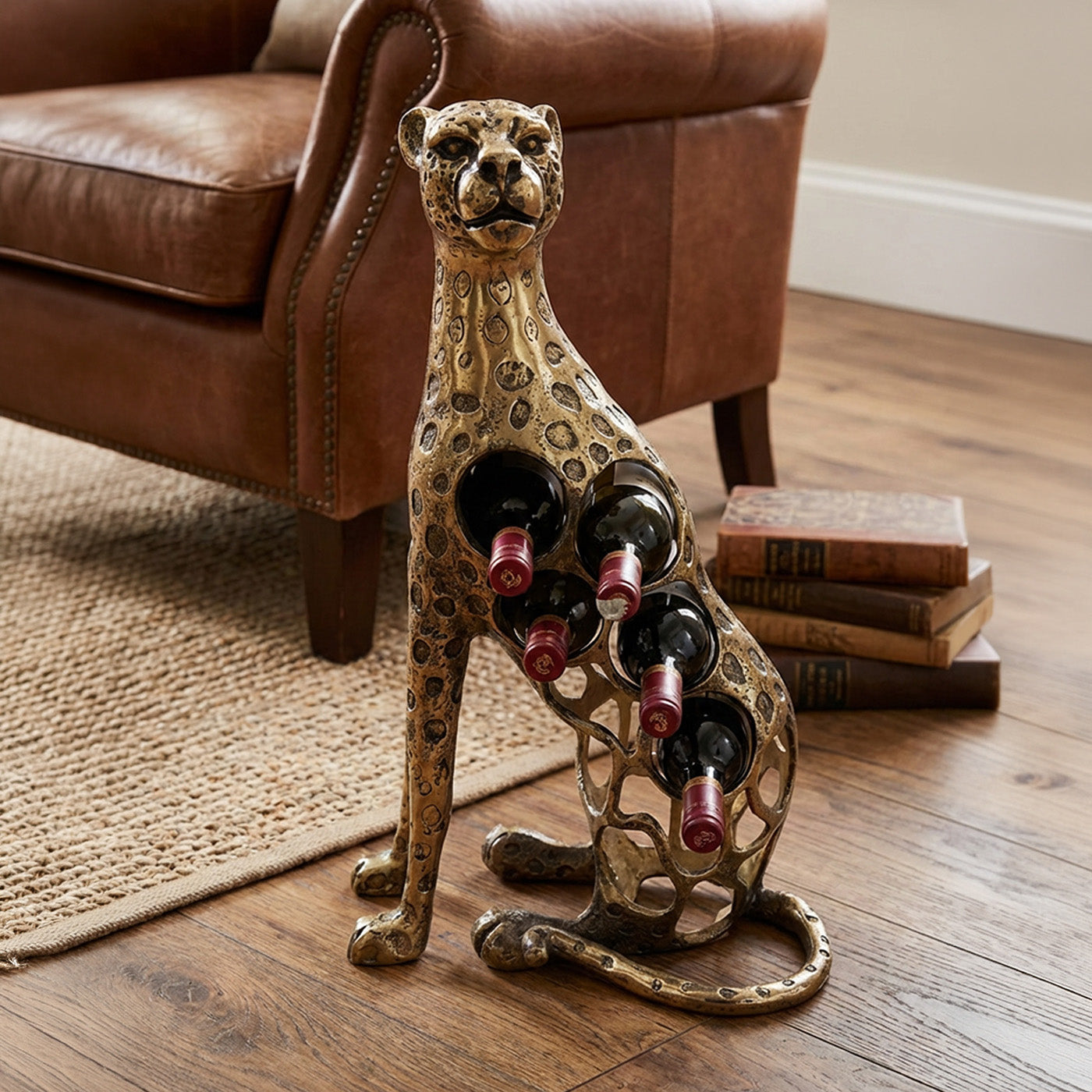 Culinary Concepts Cheetah - Bottle Rack