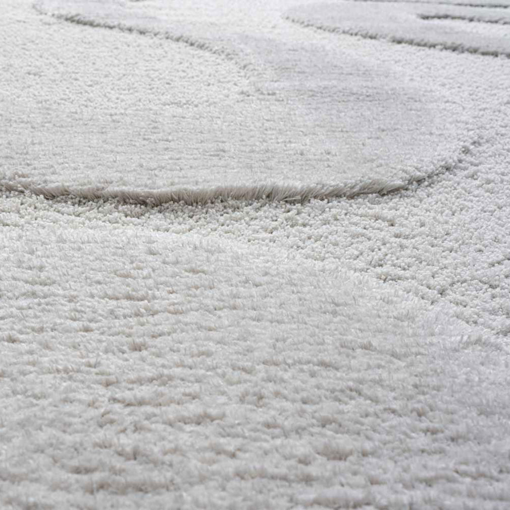 Cleo - Swirl Rug Ivory 133cm x 195cm