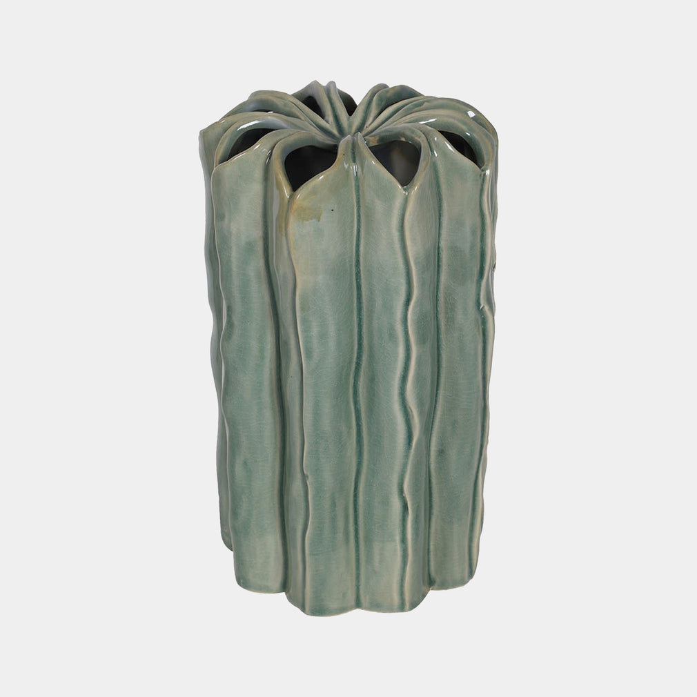 Celadon - Ceramic Vase, Green