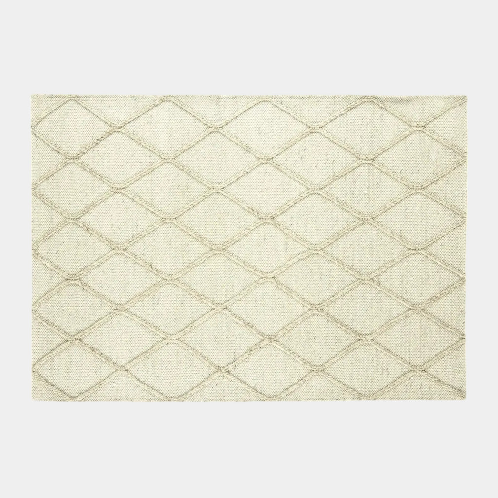 Coast Diamond - Wool Rug Cream CD02