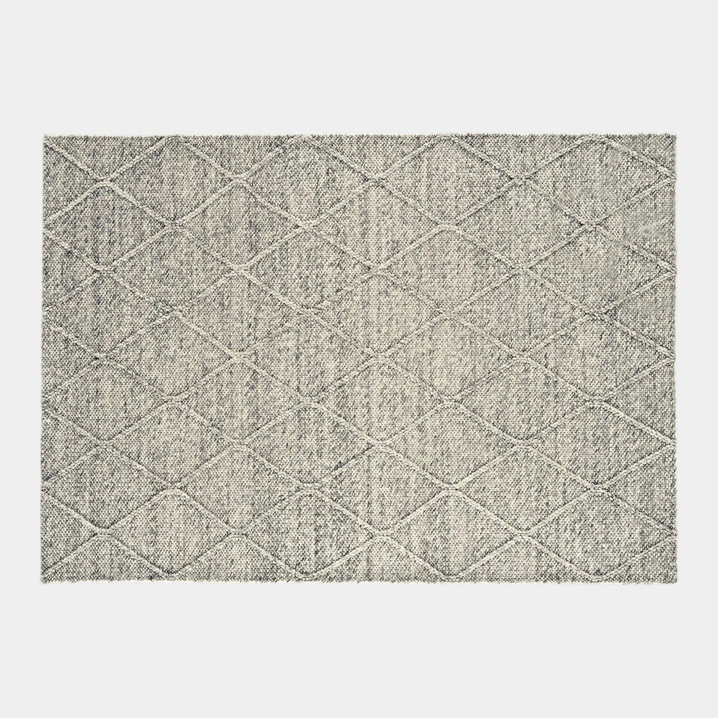 Coast Diamond - Wool Rug Grey Marl CD03