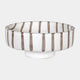 Stripe - White Terracotta Bowl