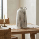 Distressed - Terracotta Vase, White