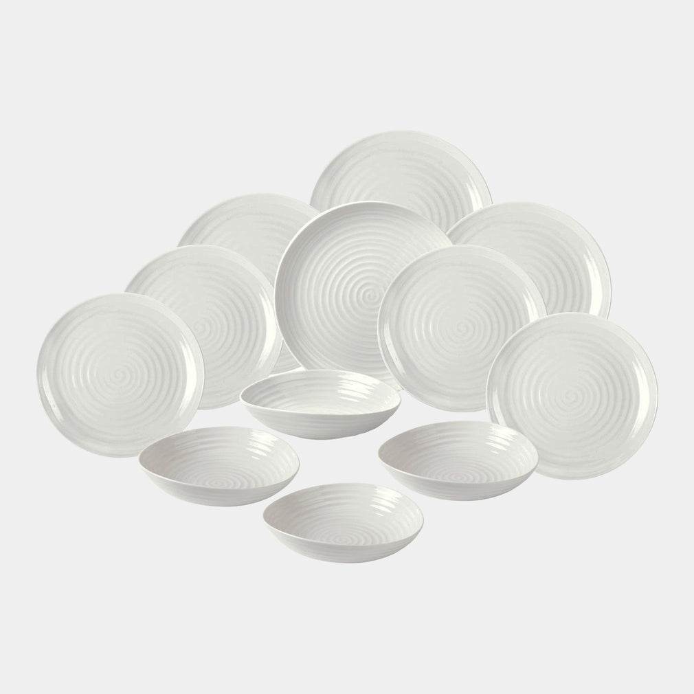 Sophie Conran White - Coupe Dinnerware Set, 12 Piece