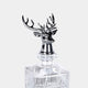 Stag Whisky Set - Decanter, 4 Glasses & Silver Stag Stopper Set
