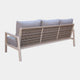 Hawaii - 3 Seat Garden Sofa Set & Coffee Table, Aluminium