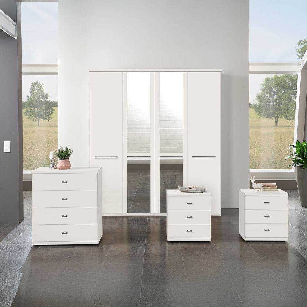 Fitzroy - 4 Drawer Bedside Chest