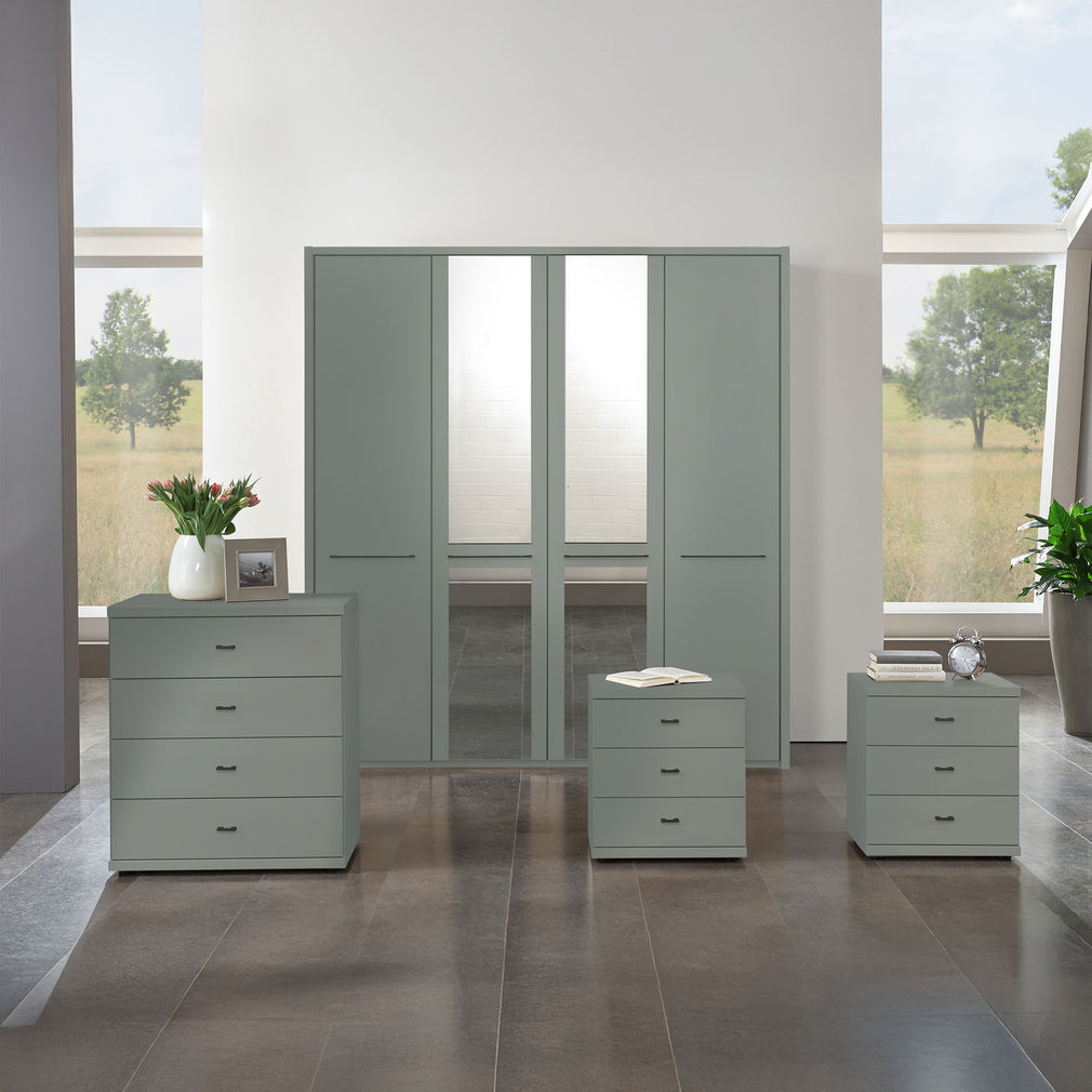 Fitzroy - 4 Drawer Bedside Chest