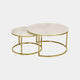 Cairo - Ceramic Coffee Tables, Nest of 2