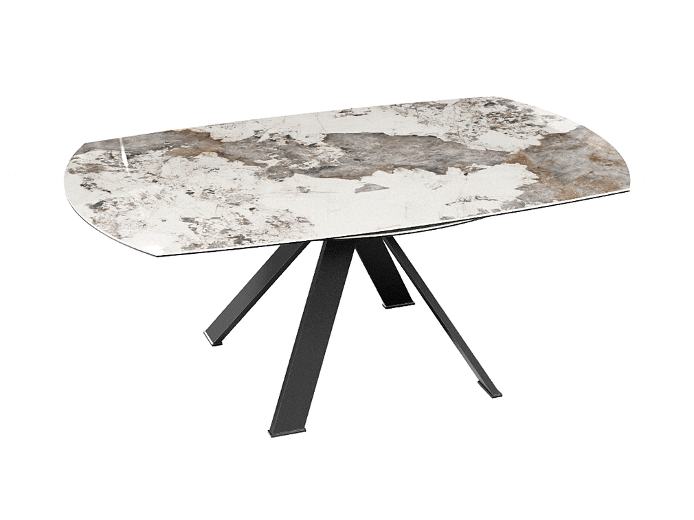 Arkansas - Marble Ceramic Finish Dining Table