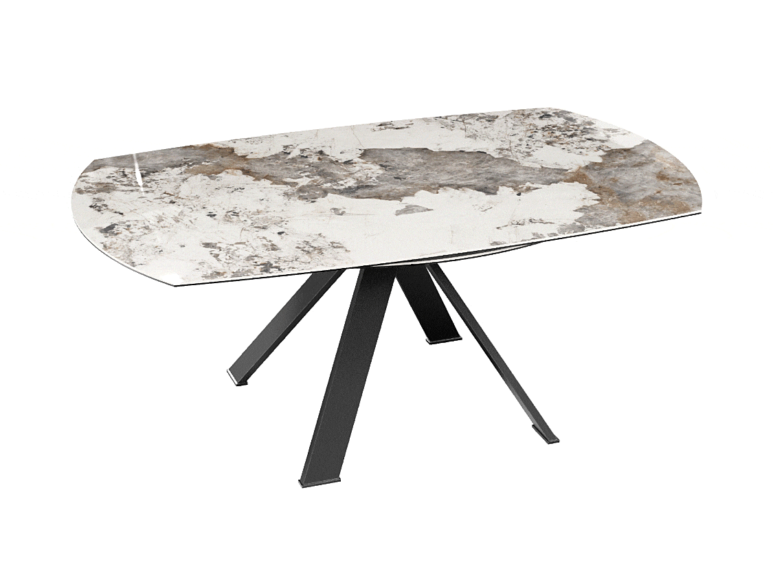 Arkansas - Marble Ceramic Finish Dining Table