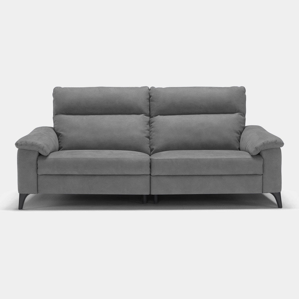 Treviso - Large 3 Seat Power Recliner Sofa, Fabric Cashmere Grey Stone 29