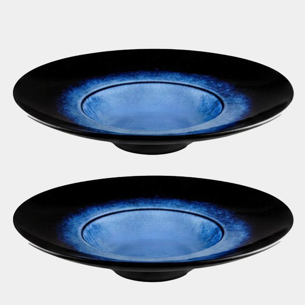 Maxwell & Williams Caviar Midnight - Show Plates, Set of 2