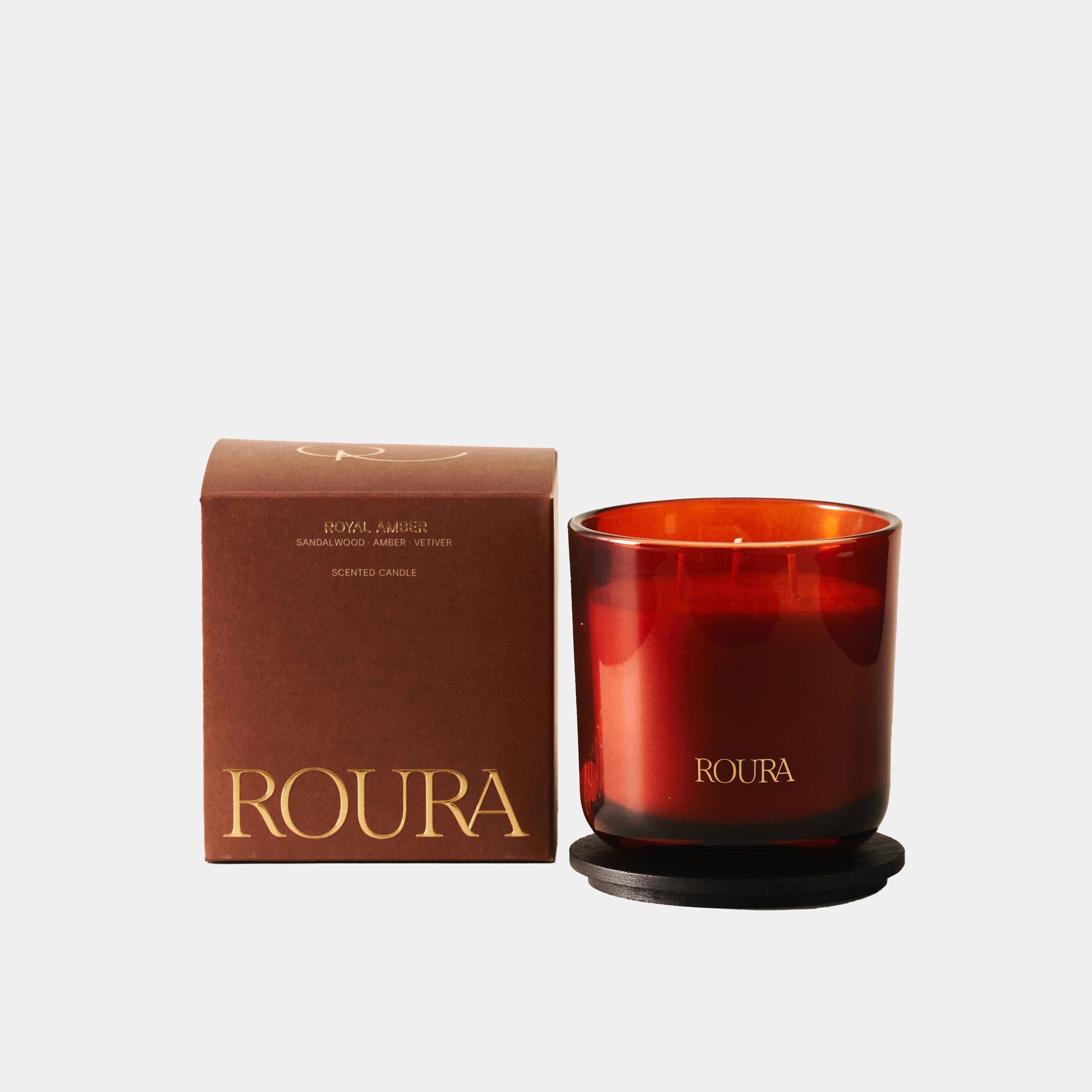 Roura - Royal Amber 3 Wick Jar Candle 410g