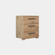 Charlton - 3 Drawer Bedside Table