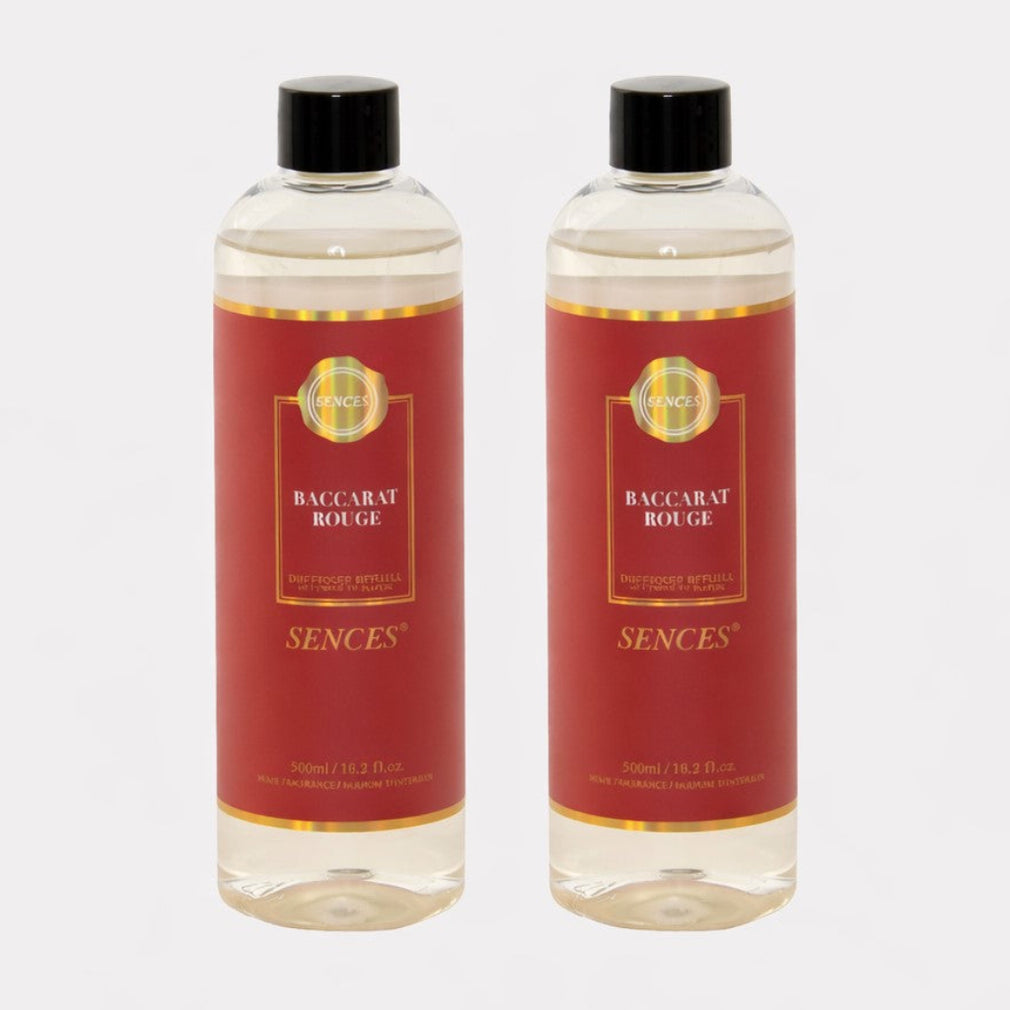 Sences - Baccarat Rouge Diffuser Refill 300ml, Set Of 2