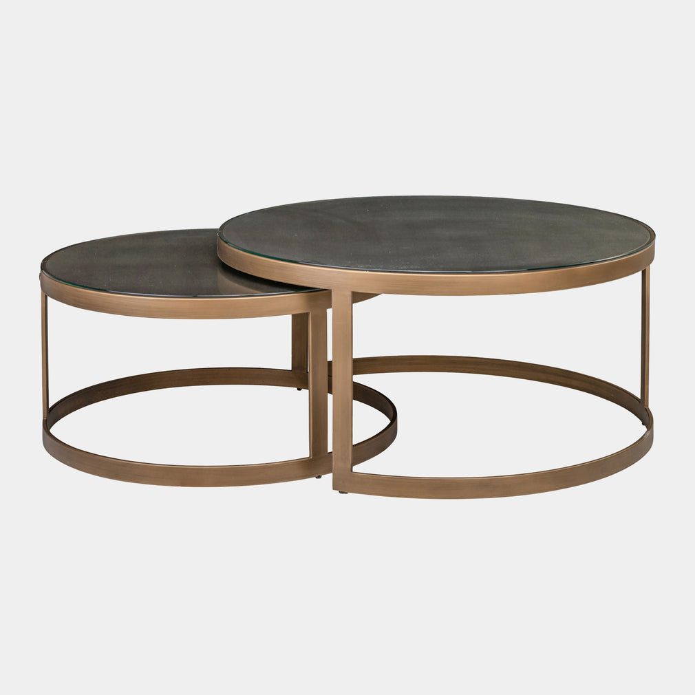 Ridgeville - Glass Coffee Tables, Set of 2