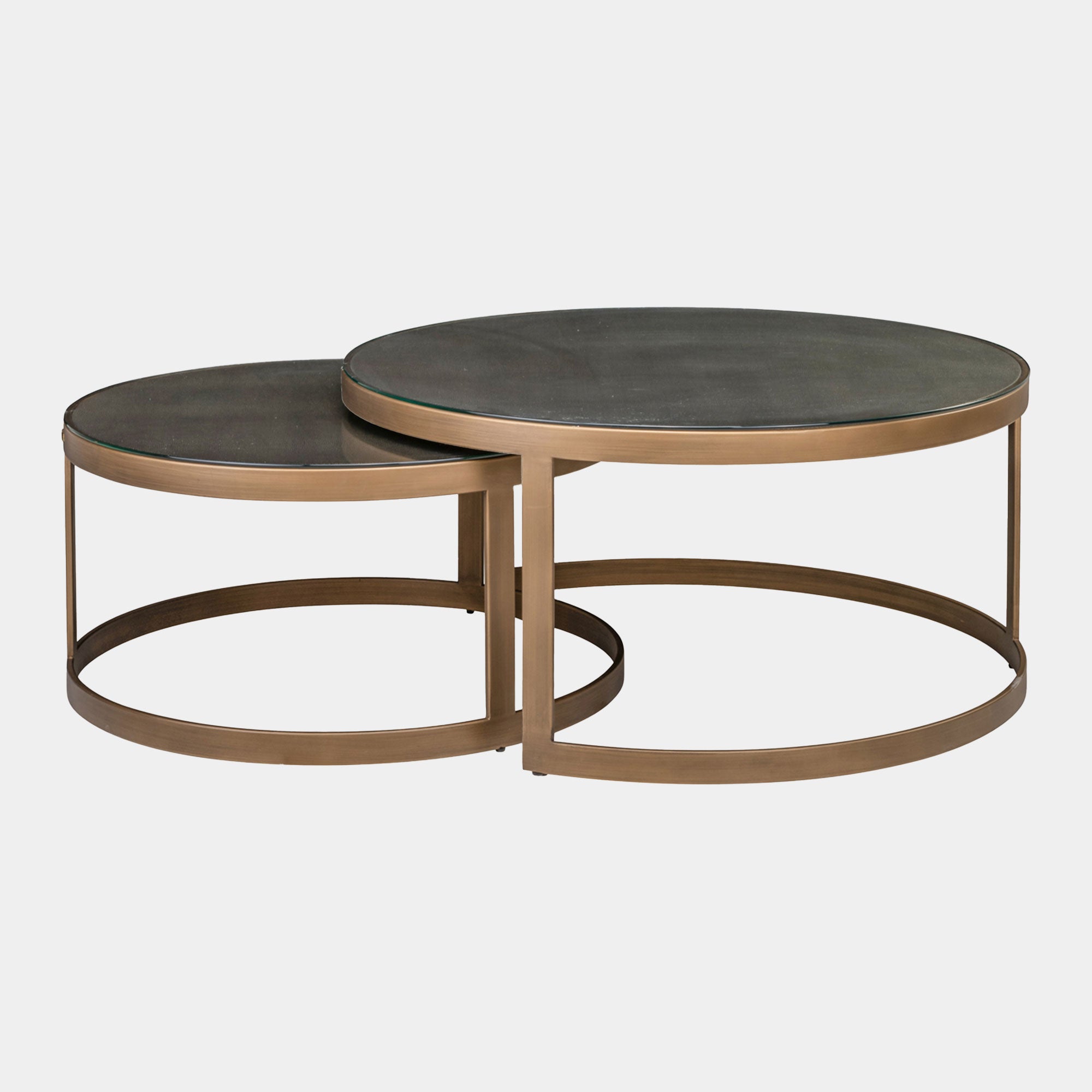 Ridgeville - Glass Coffee Tables, Set of 2