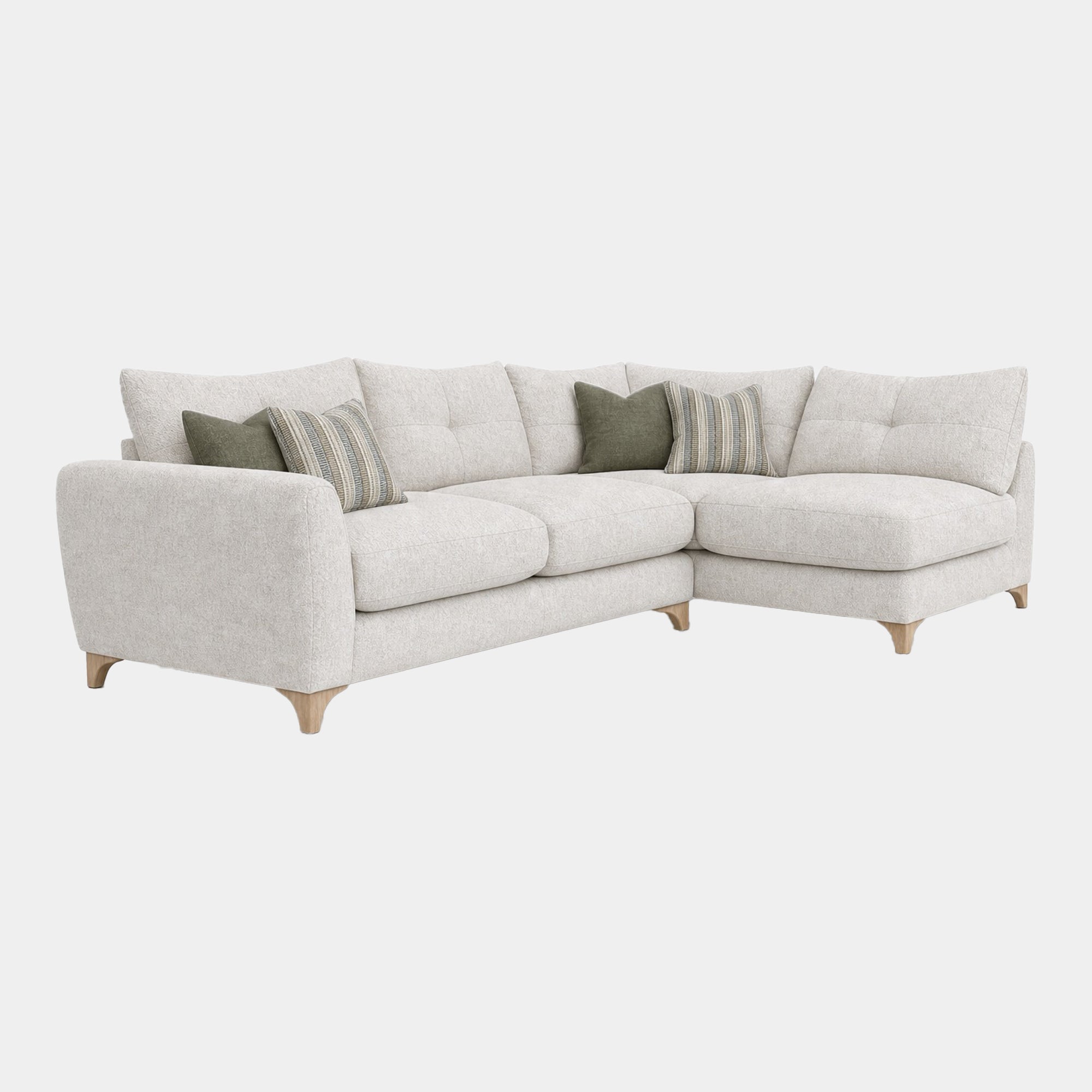 Beaumont - LHF Combi Corner Sofa, Fabric