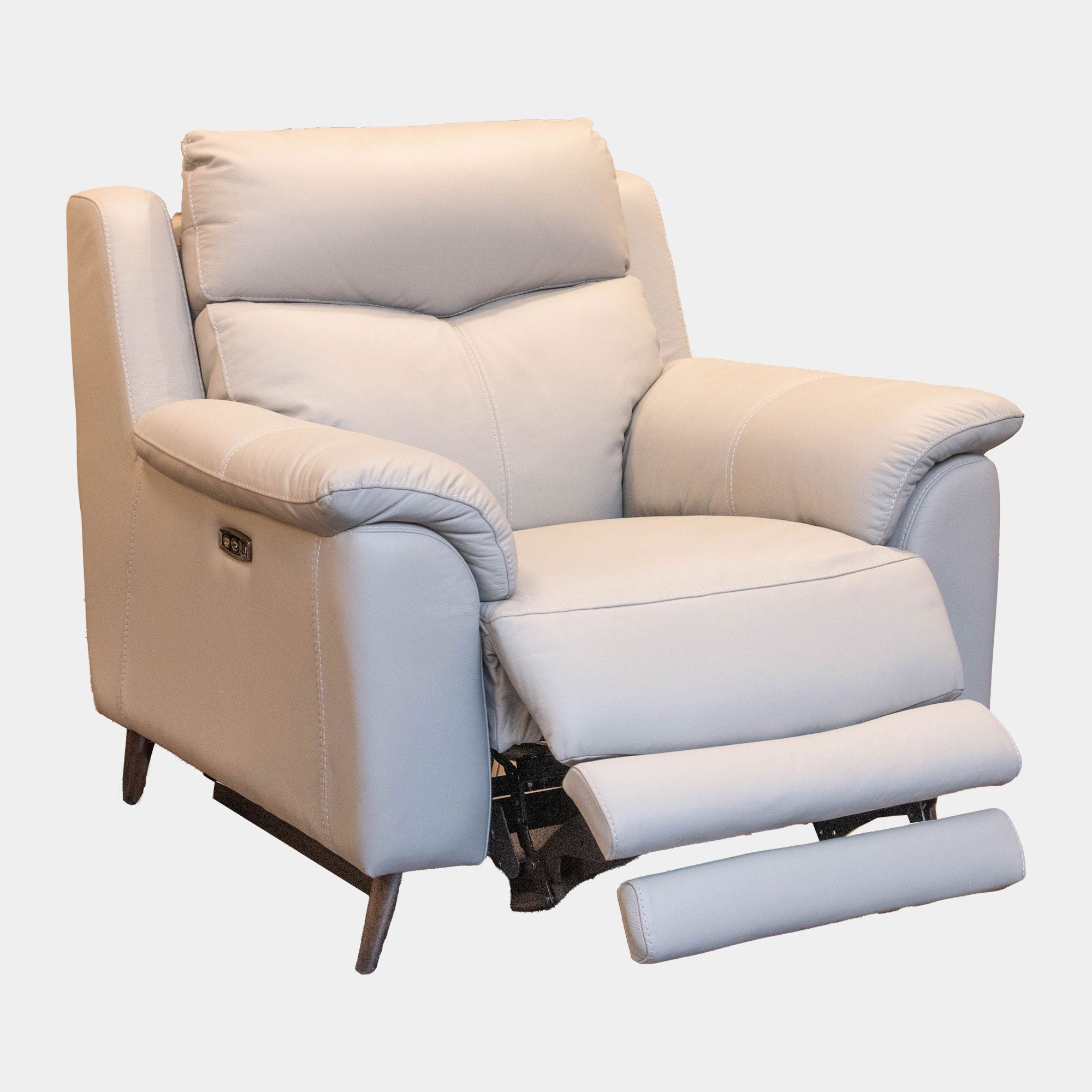 Columbia - Power Recliner Chair In Leather