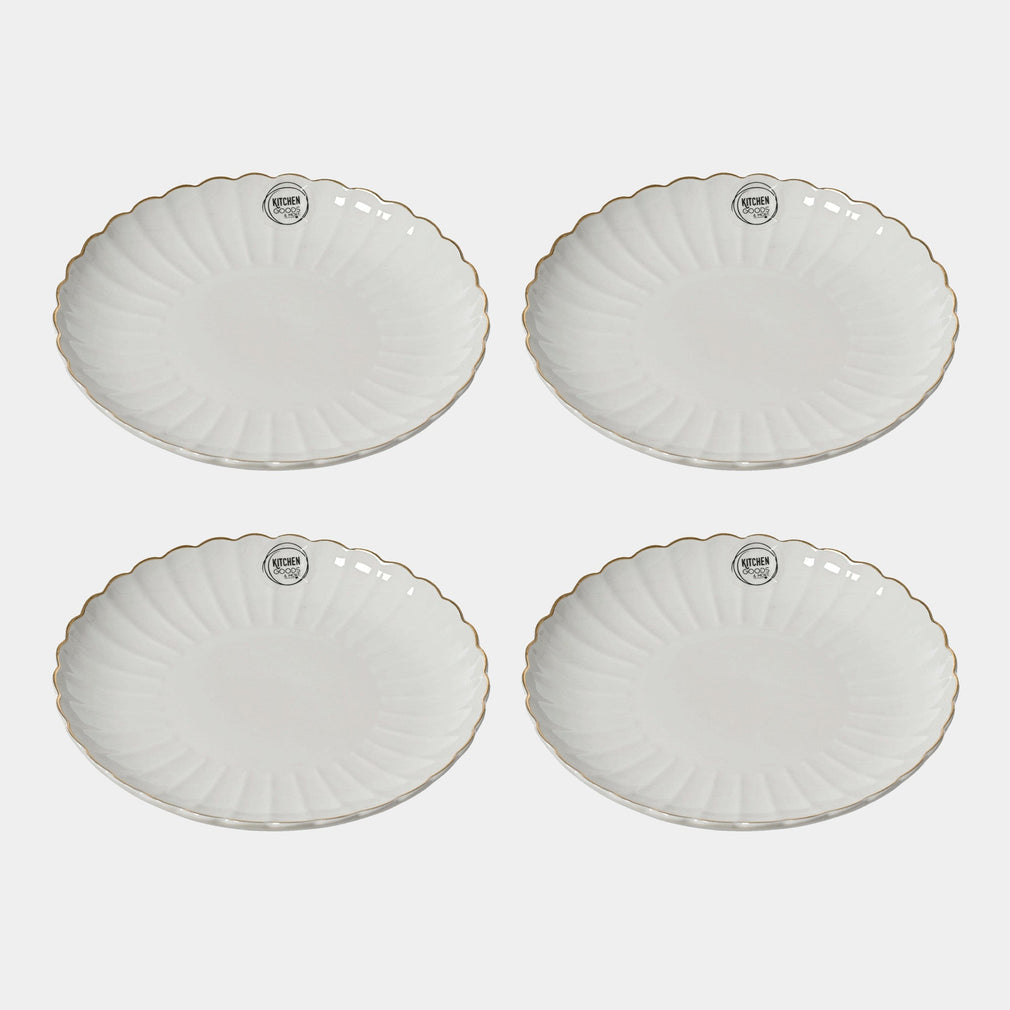 Corolla Gold - Dinner Plate, Set of 4
