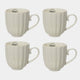 Corolla Gold - Neutral Mugs, Set of 4