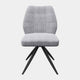 Cortado - Swivel Dining Chair, Grey Fabric