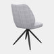 Cortado - Swivel Dining Chair, Grey Fabric