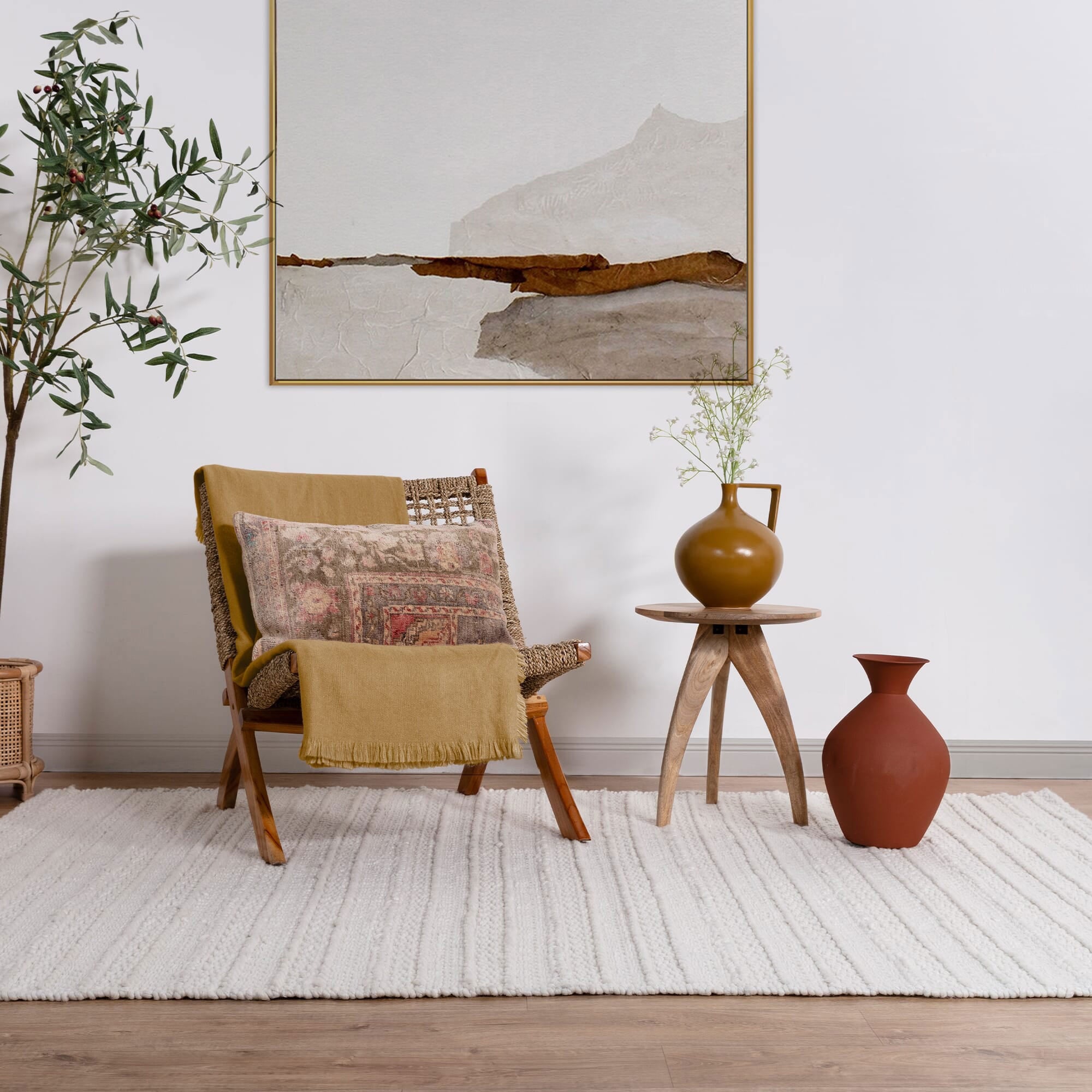 Grayson - Cream Rug 120cm x 170cm