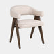 Olivia - Dining Chair, Fabric Cream Tweed