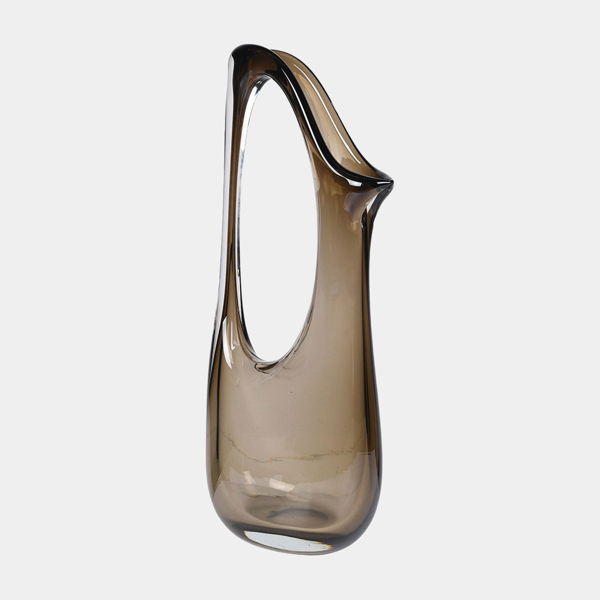 Apex - Glass Vase, Brown