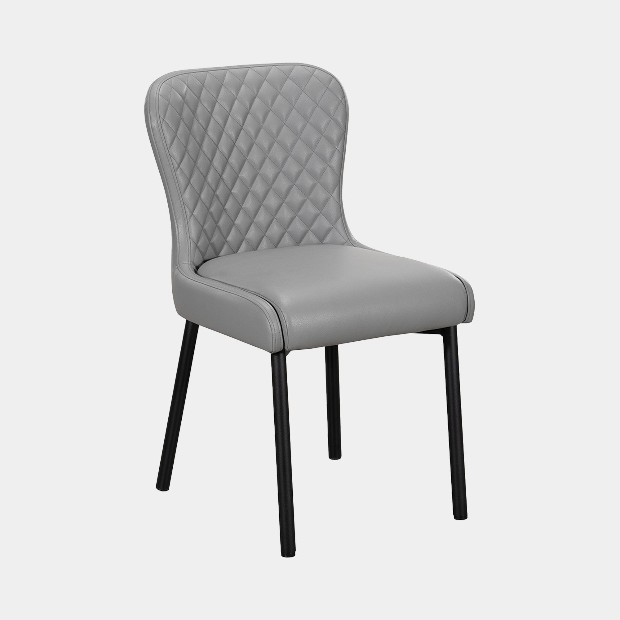 Micah - Dining Chair, PU Leather Grey