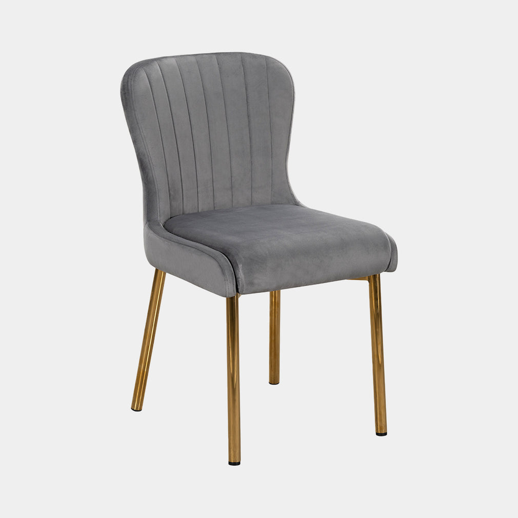 Maeve - Dining Chair, Fabric Grey